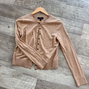 Banana Republic Camel Button-Up Cardigan Sweater